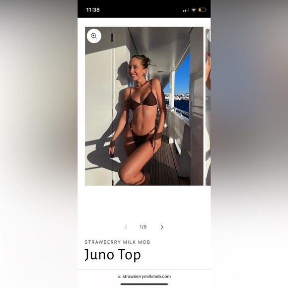 NWT Strawberry Milk Mob Juno Bikini - Picture 2 of 5